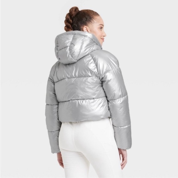 NWT Women's Snowsport Puffer Jacket - All in
Motion Metallic Silver - Picture 3 of 11